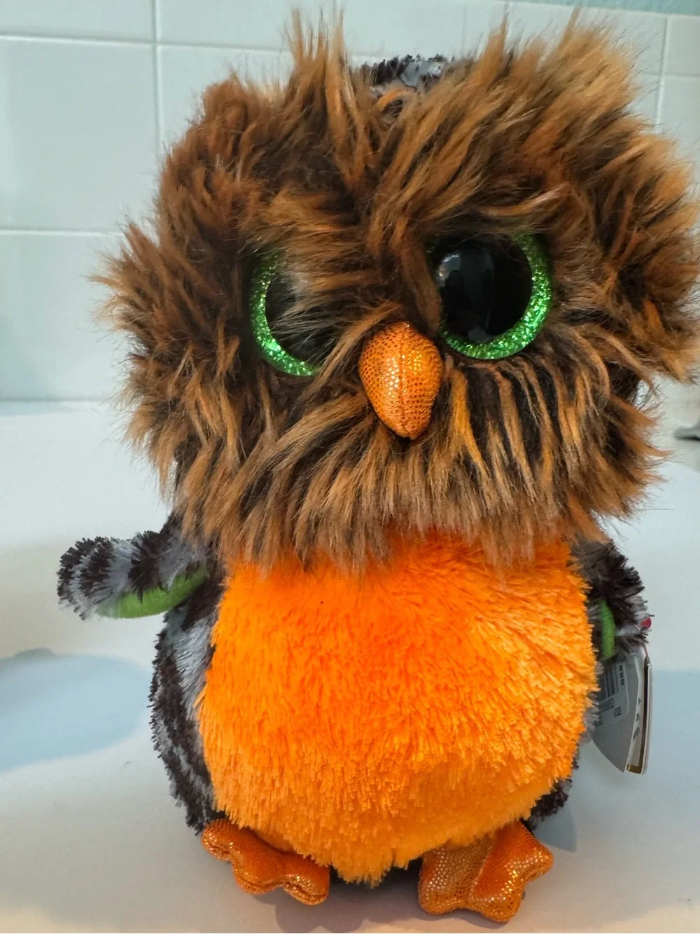 LUC ty halloween beanie babies boos Owl Pet Toy Set of 3 Plushies